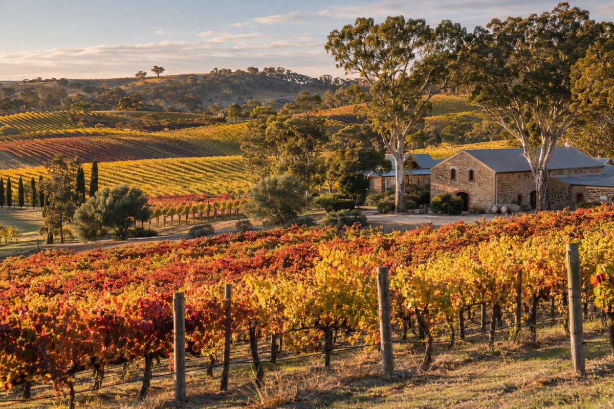 Barossa Valley : les vignes au soleil d'automne