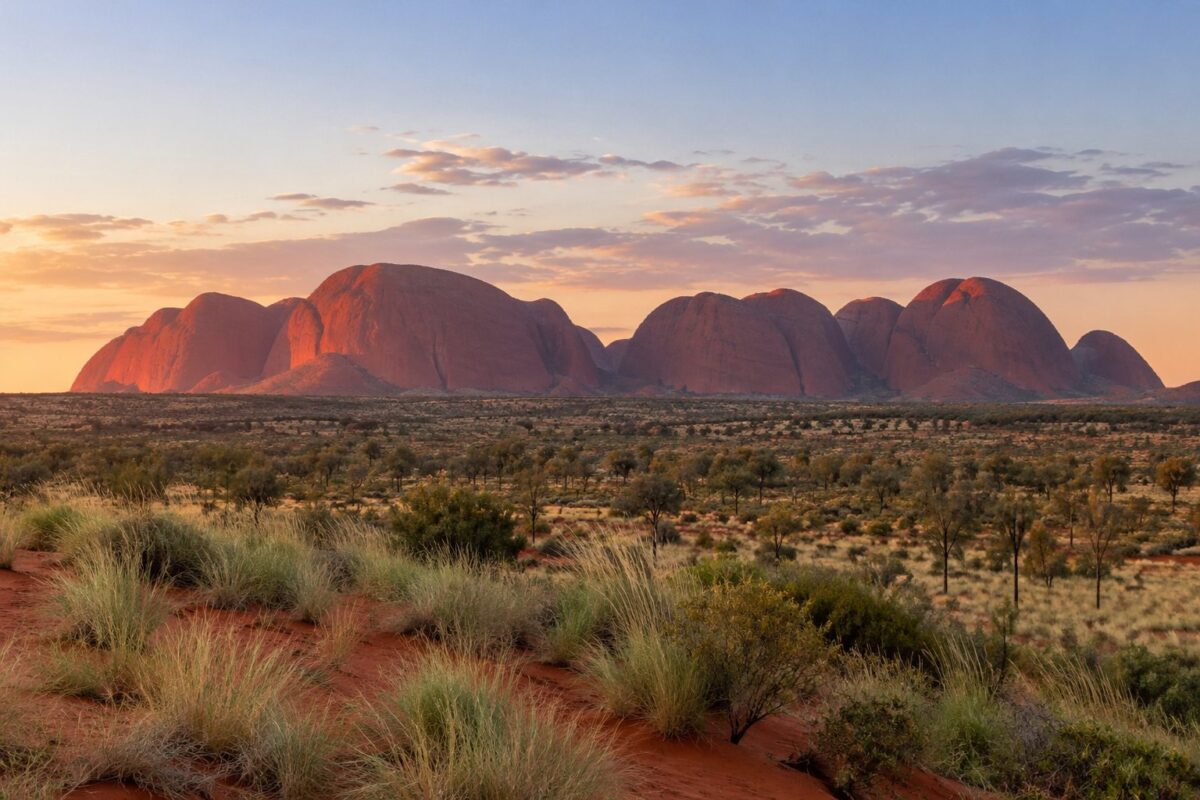 Kata Tjuta : les dômes rouges des Olgas dans le désert