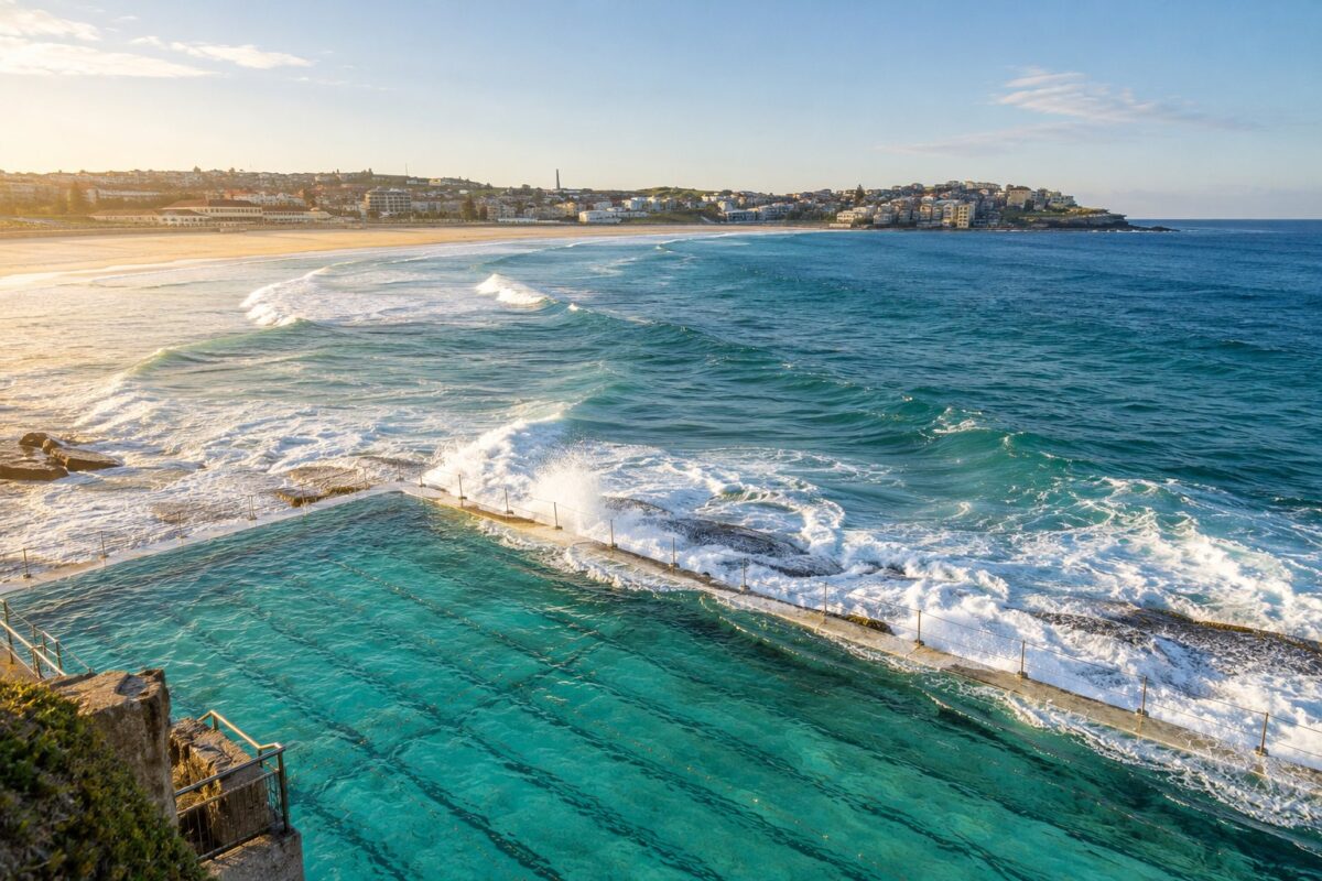 Sydney : la plage de Bondi et la piscine des Bondi Icebergs