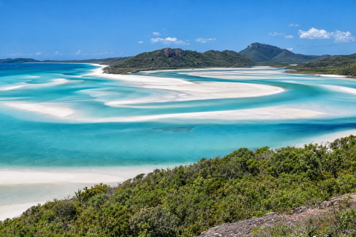 Whitsundays : la plage de Whitehaven et Hill Inlet