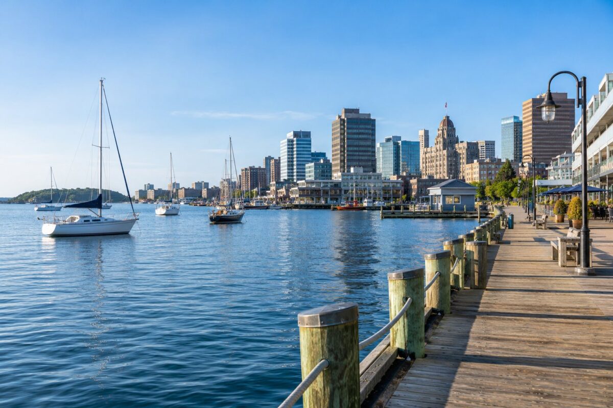 Halifax : le front de mer et le port