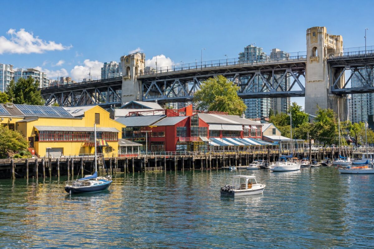 Vancouver : le marché de Granville Island et False Creek