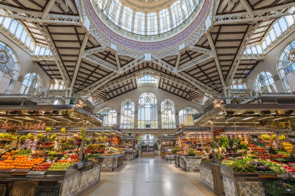 Valence : le Marché central, halle moderniste