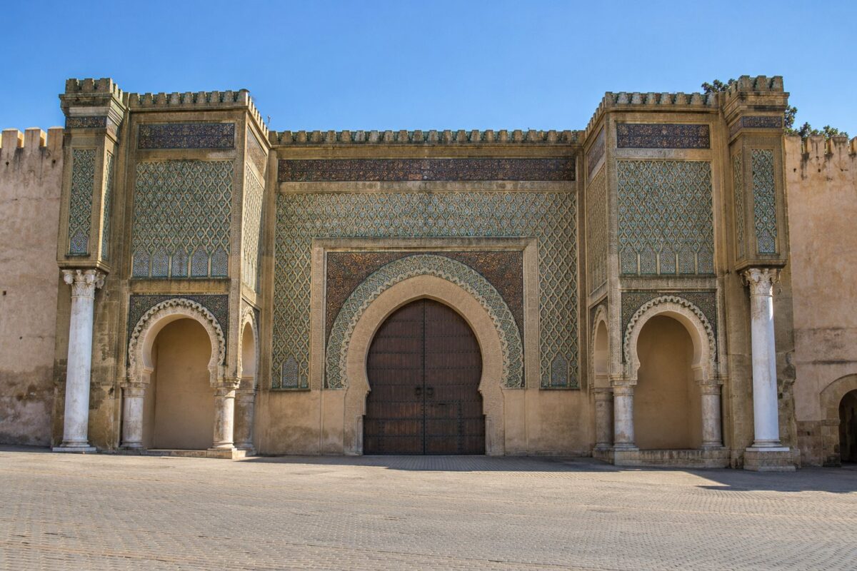 Meknès : la porte Bab Mansour