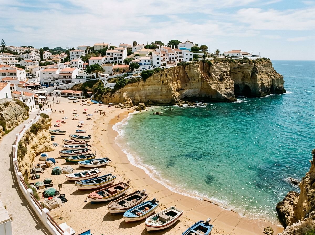 Carvoeiro, village de l'Algarve
