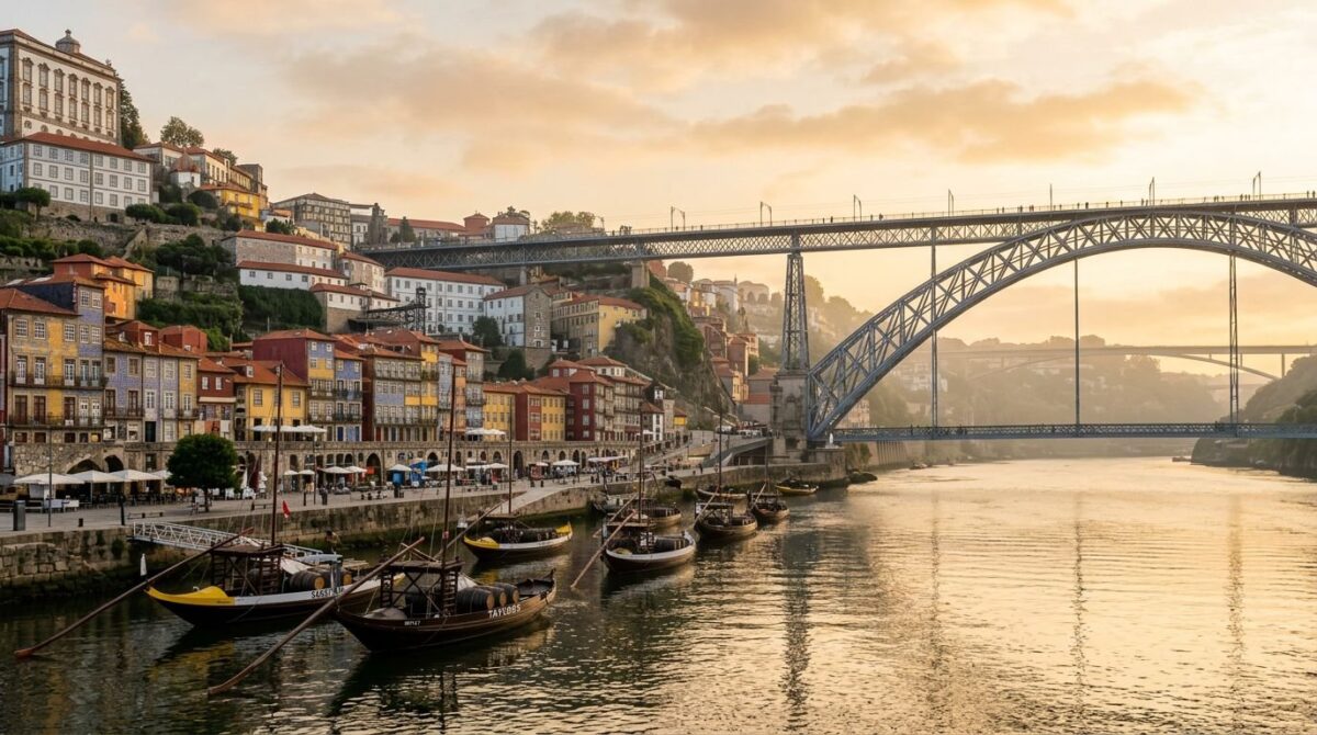 Porto : la Ribeira et le pont Dom-Luís